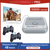 Przenośne konsole do gry dla PS1/PSP obsługa komunikacji bezprzewodowej ControllersBuilt-w 50000 + gry Mini 4K TV HDMI-kompatybilny konsola gier wideo 1